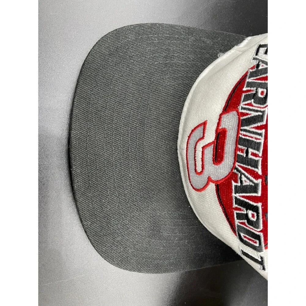 VTG 1996 Nutmeg Mills Chase Authentic Dale Earnhardt 3 NASCAR White Baseball Hat
